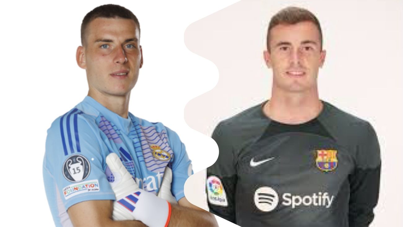 Lunin e Iñaki Peña