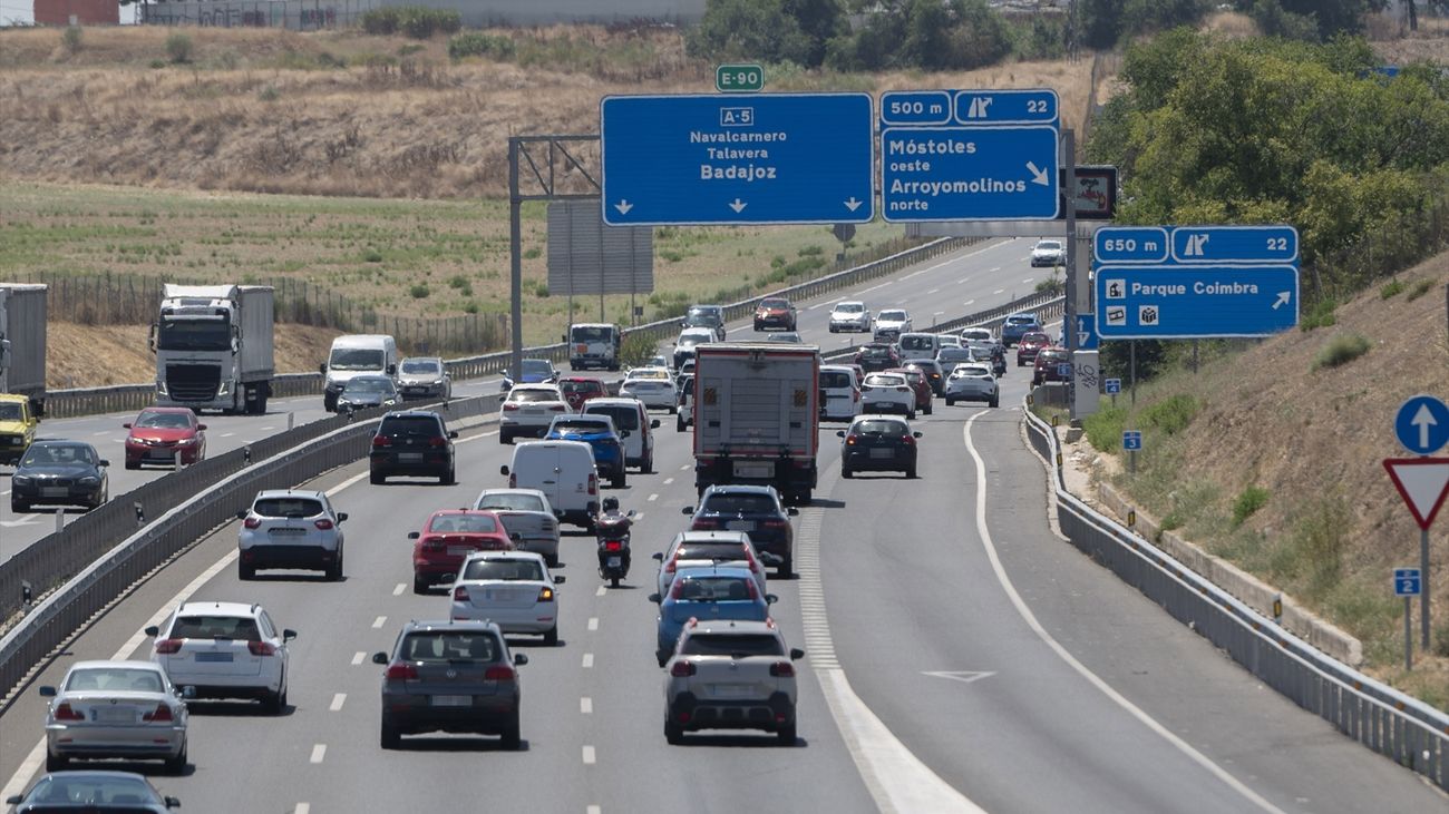 Autovía A-5 en su paso por Móstoles