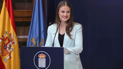 La princesa tras recibir la medalla del Principado: "Llevo a Asturias en el corazón"