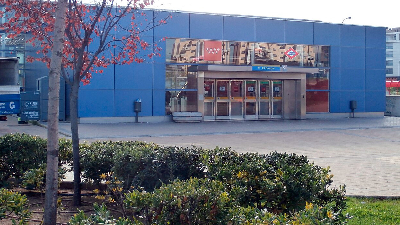 Estación de  Metro de El Bercial, en Getafe