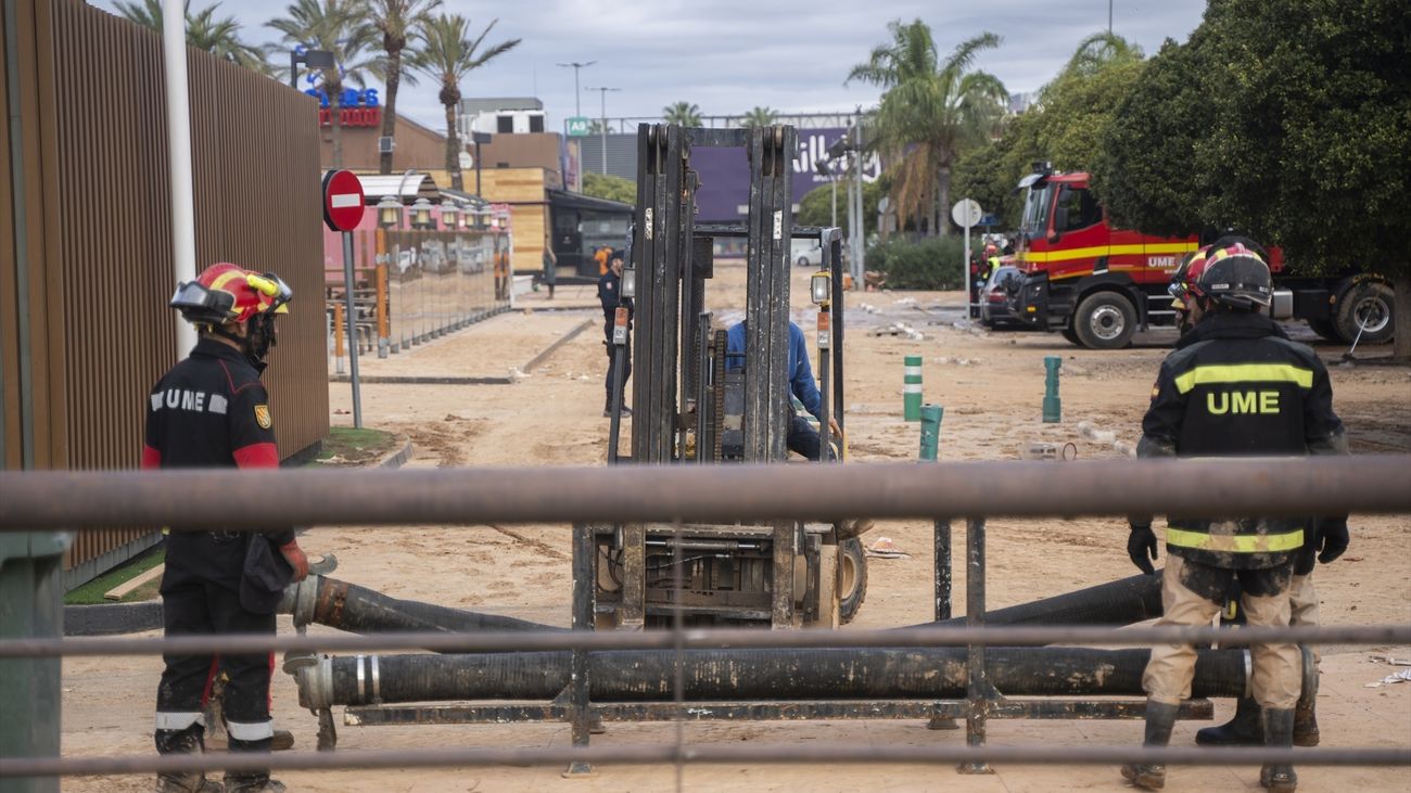 La UME, el Ejército y la Guardia Civil siguen con los trabajos a