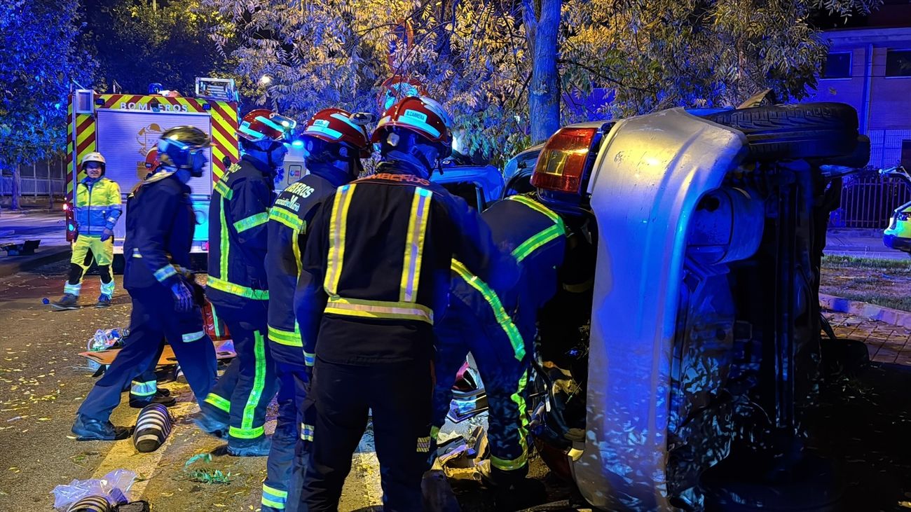 Accidente de tráfico en Leganés