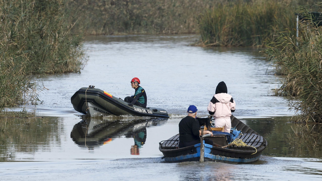 Búsqueda de víctimas de la DANA en la Albufera