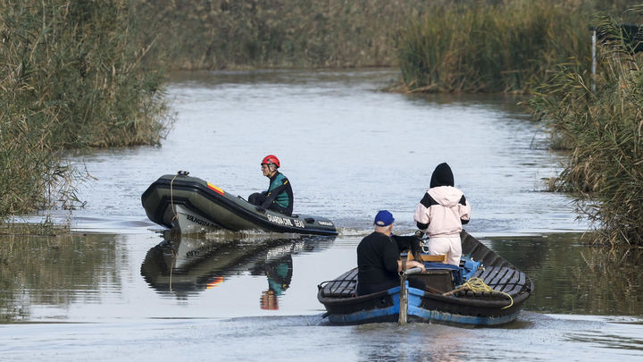 Búsqueda de víctimas de la DANA en la Albufera