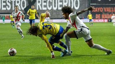 1-3. Un Rayo Vallecano inoperante pierde con Las Palmas