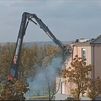 Se inicia la demolición del edificio de Aranjuez afectado por el socavón