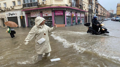 Málaga se lleva lo peor de una nueva DANA con alertas en Valencia y Tarragona