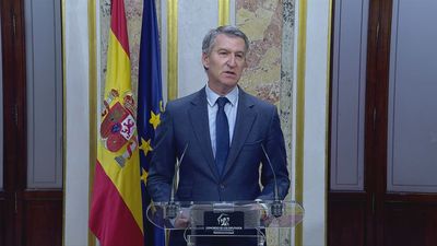 Feijóo lamenta que Sánchez "haya vuelto a ausentarse" de la sesión de control del Congreso