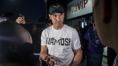 Rafa Nadal ya está en Málaga para las Finales de la Davis