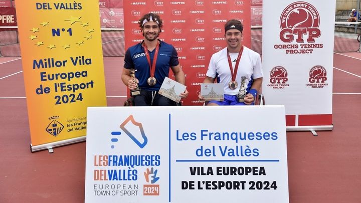 Caverzaschi, subcampeón del Masters nacional de tenis paralímpico