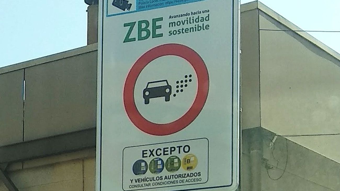 Señal de Zona de Bajas Emisiones