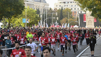 Madrid llena sus calles de corredores para poner freno a los accidentes de tráfico