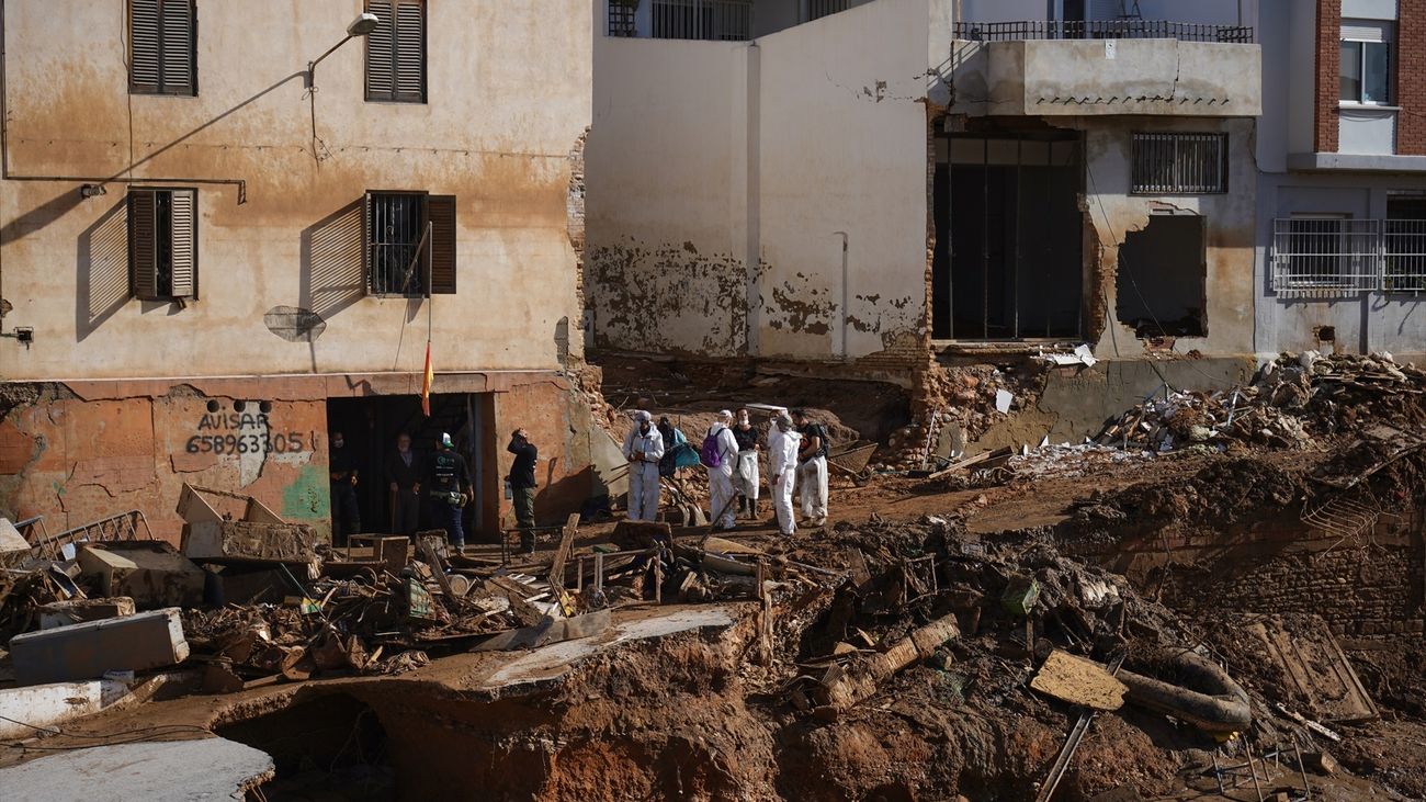 El barranco del Poyo, a 17 de noviembre de 2024, en Paiporta, Valencia