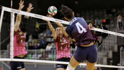 Voleibol Madrid Chamberí logra su primera victoria en la Superliga Femenina