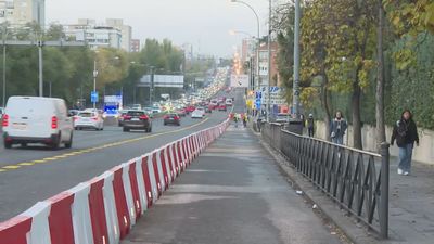 Comienzan las obras en la A-5 en Batán, con la habilitación de un carril exterior  para desviar  el tráfico