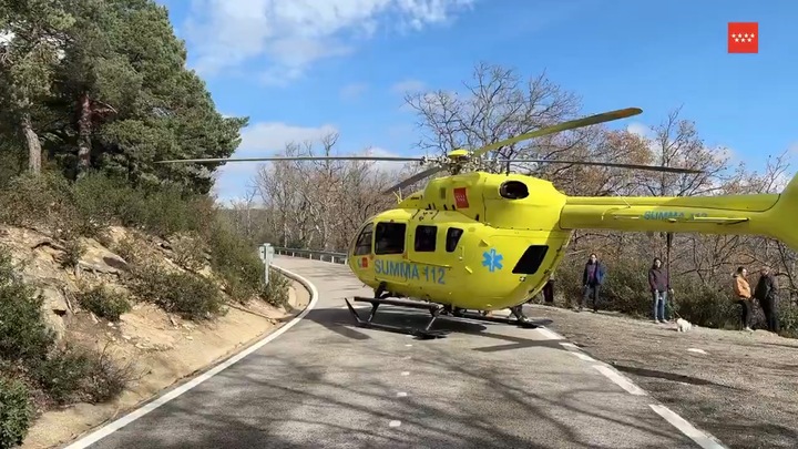 Muere un motorista de 50 años en un accidente en Bustarviejo con dos coches implicados