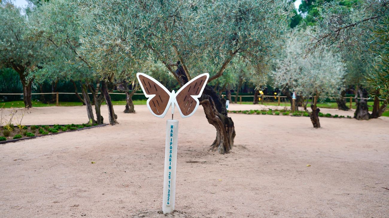 'Jardín de las mariposas', en el Parque Finca Liana de Móstoles