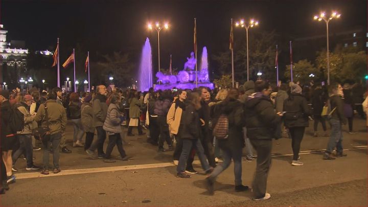 El feminismo reivindica dividido en Madrid el fin de la violencia de género