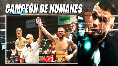 Aaron Alhambra, campeón de España de boxeo ante su gente en Humanes