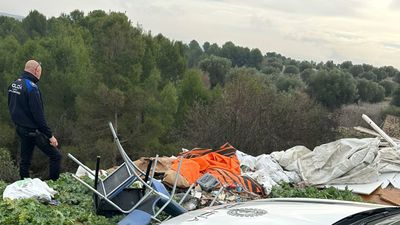 La Policía de Valdemoro investiga un nuevo vertido ilegal cerca del cementerio