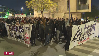 Manifestación en Vallecas contra el desalojo de 'La Atalaya'