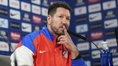 Simeone: "No me comparo con nadie, nos miramos a nosotros mismos e intentamos superarnos"