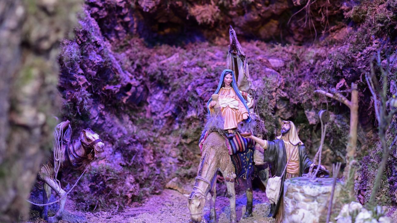 Escena del belén de San Sebastián de los Reyes