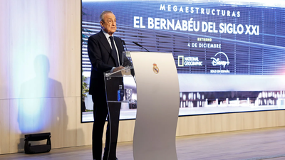 Florentino ve el nuevo Bernabéu como uno de los estadios "más magicos" del mundo