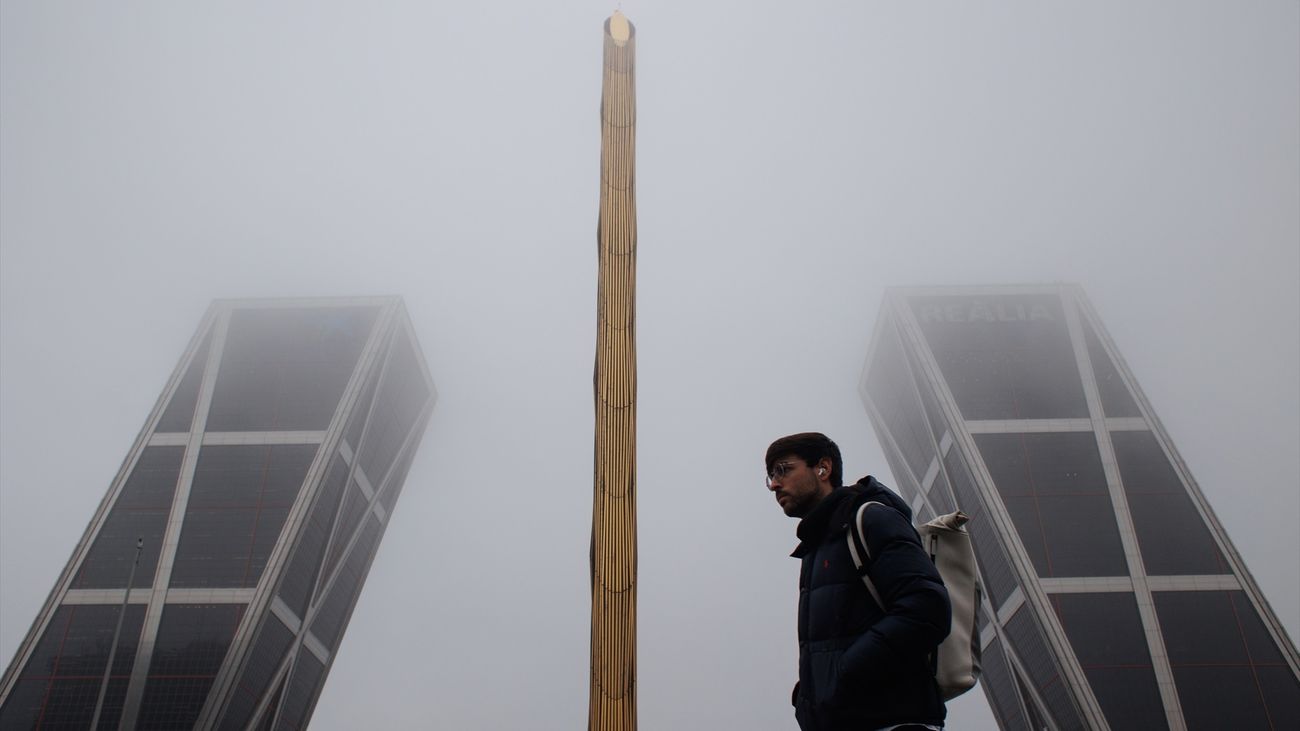 Miércoles con temperaturas que bajan en Madrid y con niebla por la mañana