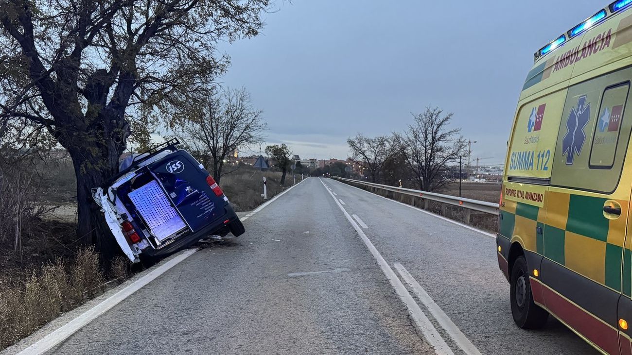 Accidente de tráfico en Meco