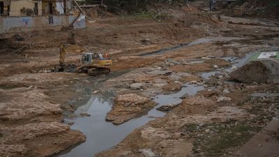 Comienzan los trabajos previos a la limpieza del barranco del Poyo en Valencia