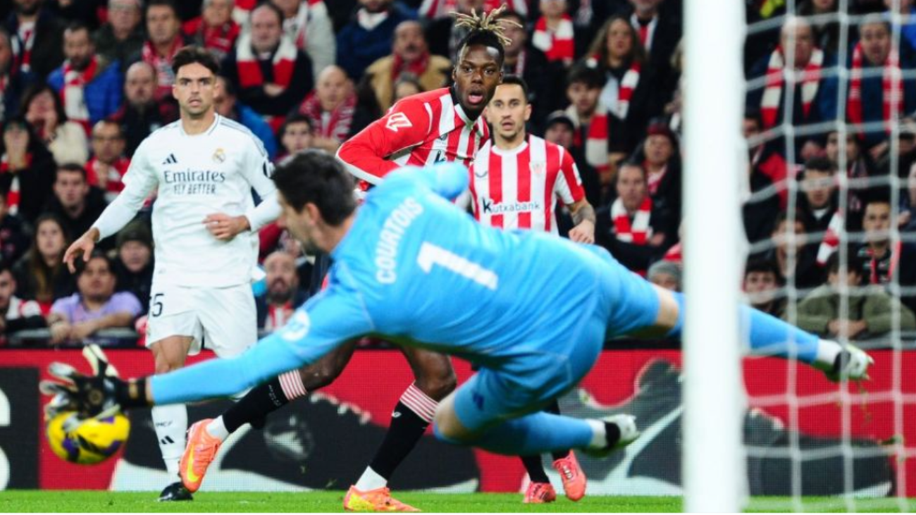 Courtois ante el Athletic