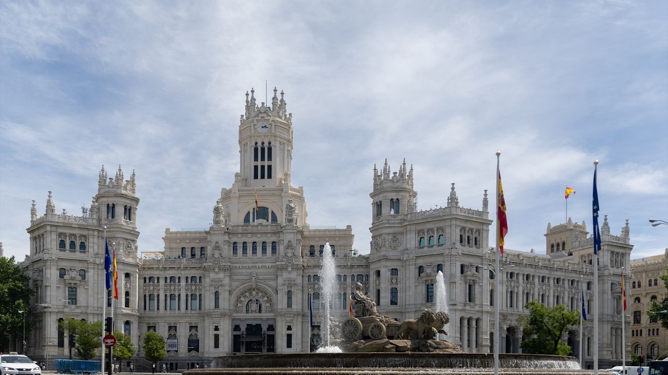 Vista de la Plaza de Cibeles