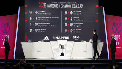 Así queda el sorteo de la Copa del Rey para Real Madrid, Atlético, Rayo, Getafe y Leganés