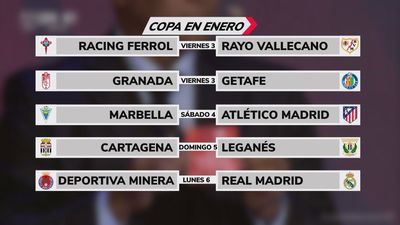 Estos son los horarios de la tercera ronda de la Copa del Rey