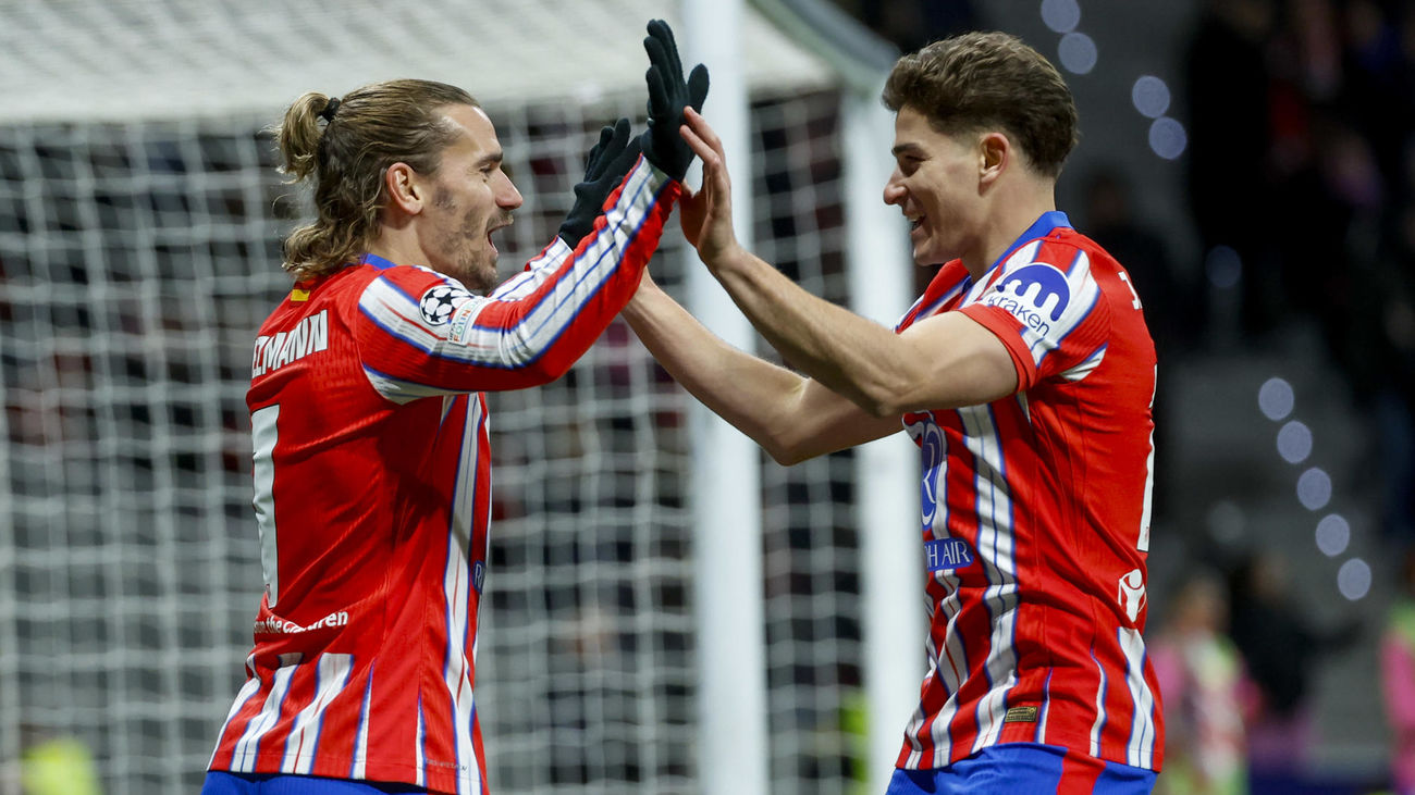 Griezmann y Julián Alvarez