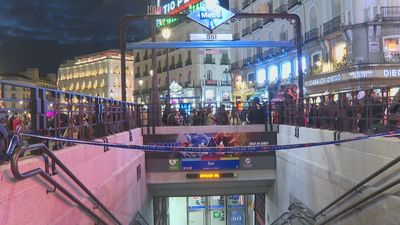 Nuevo cierre en la estación de Metro y Cercanías de Sol por las aglomeraciones de la Navidad