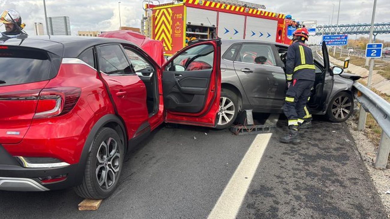 Accidente en la A-5 a la altura de Móstoles