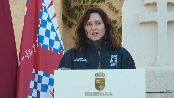 Ayuso  resalta "la lealtad por el proyecto constitucional"  de Madrid en Caravaca de la Cruz