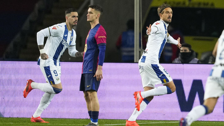 0-1. El Leganés sorprende al Barcelona y pone la Liga al rojo vivo