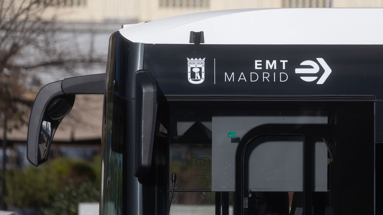 Un autobús de la EMT