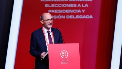 Telemadrid ofrece la primera entrevista en televisión a Rafael Louzán, el nuevo presidente de la Real Federación Española de Fútbol