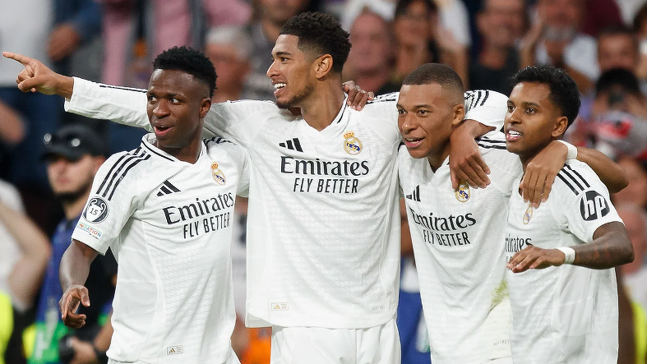 Vinicius, Bellingham, Mbappé y Rodrygo