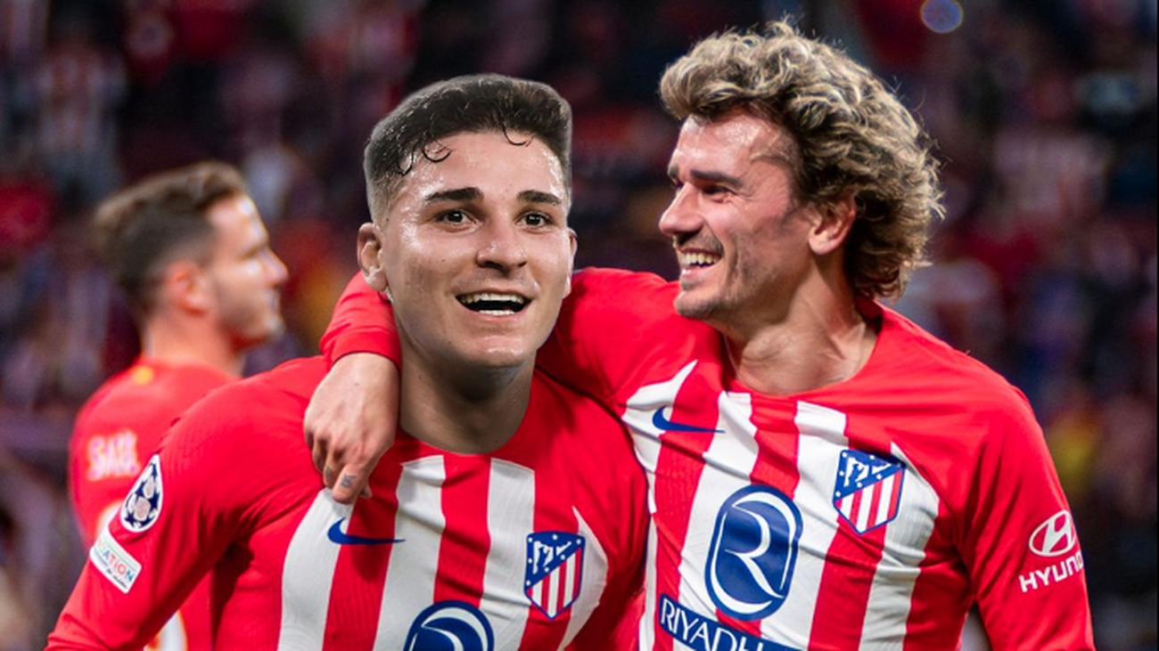 Julián Alvarez y Griezmann