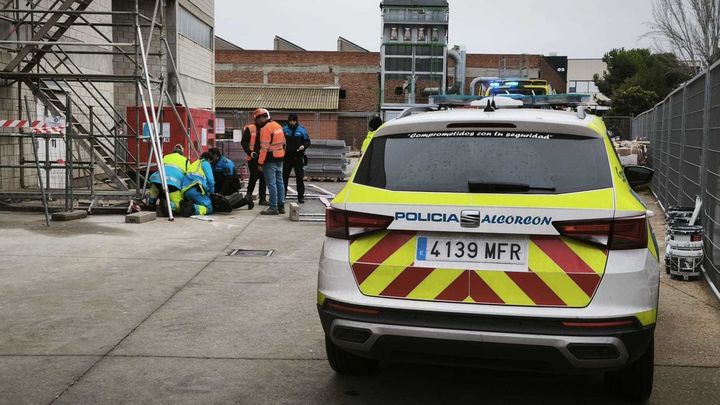 Accidente laboral en el polígono Urtinsa de Alcorcón