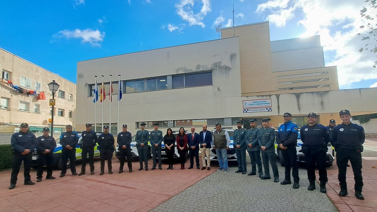 Presentación de la agrupación de policías locales de Manzanares, Guadalix, Soto y Miraflores