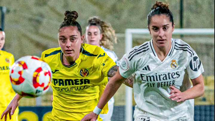 0-2. El Real Madrid, a cuartos de la Copa de la Reina tras ganar al Villarreal