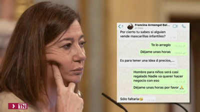 Francina Armengol contactó con Víctor de Aldama en la época de la pandemia