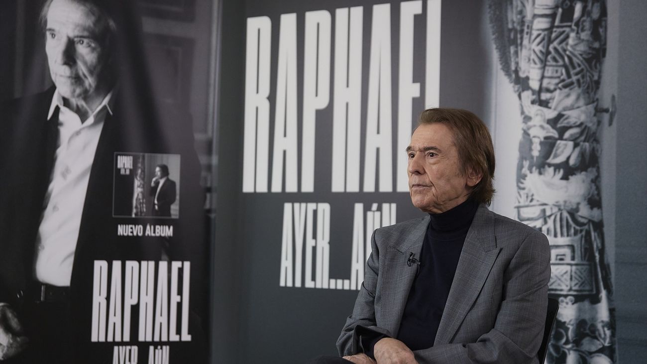 El cantante y actor español, Miguel Rafael Martos Sánchez, más conocido como Raphael