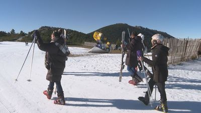 Disfrutando de una blanca Navidad en Navacerrada